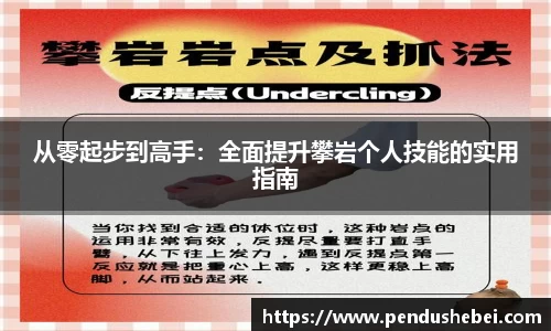 从零起步到高手:全面提升攀岩个人技能的实用指南