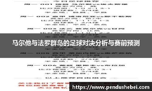 马尔他与法罗群岛的足球对决分析与赛前预测
