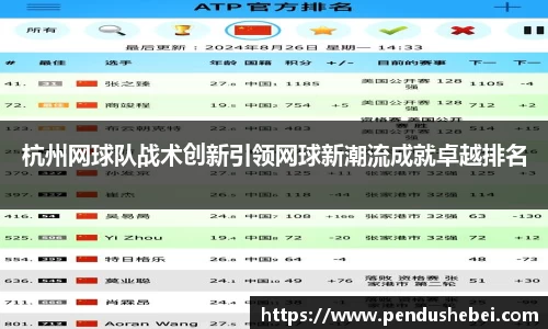 杭州网球队战术创新引领网球新潮流成就卓越排名